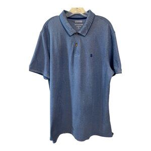 IZOD Advantage Performance Polo Shirt – Blue Stretch Knit – Men’s XL – 2010s/202
